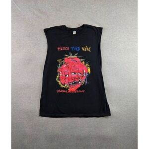 Hot Topic Pierce The Veil Muscle T-Shirt Mens XL Black Darling Scribble Tank